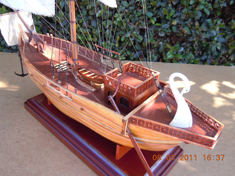 A Model of an Ancient Roman merchant ship