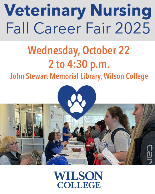 Veterinary Nursing Fall Career Fair 2025