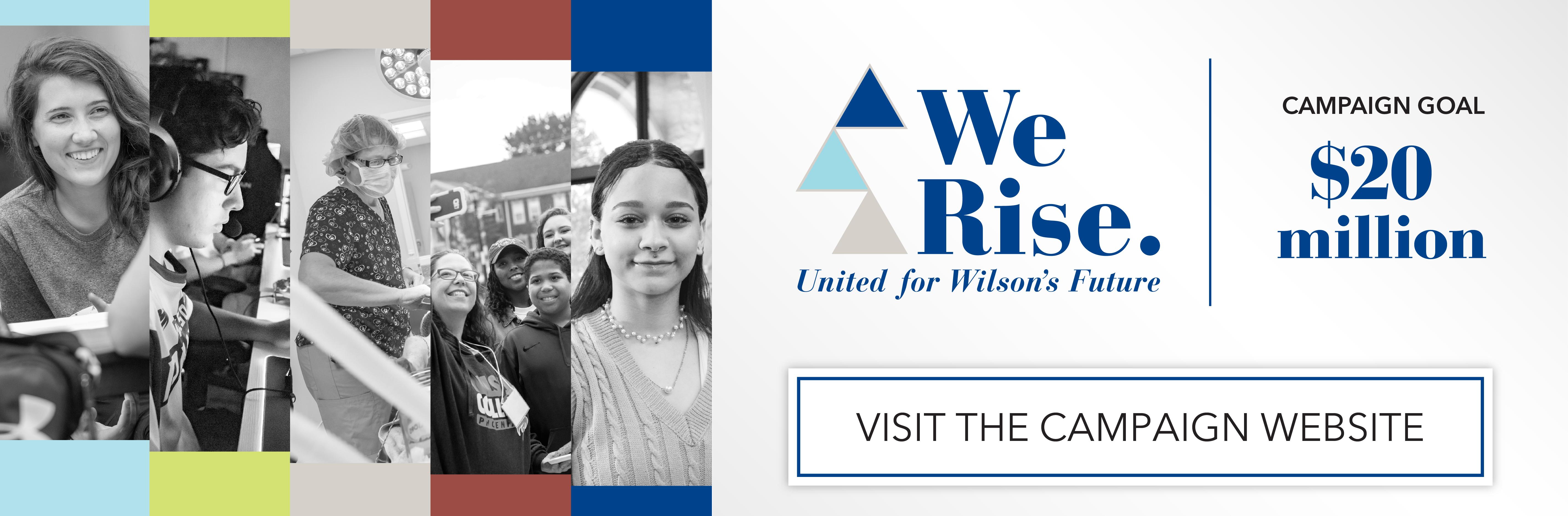 We Rise Campaign Banner