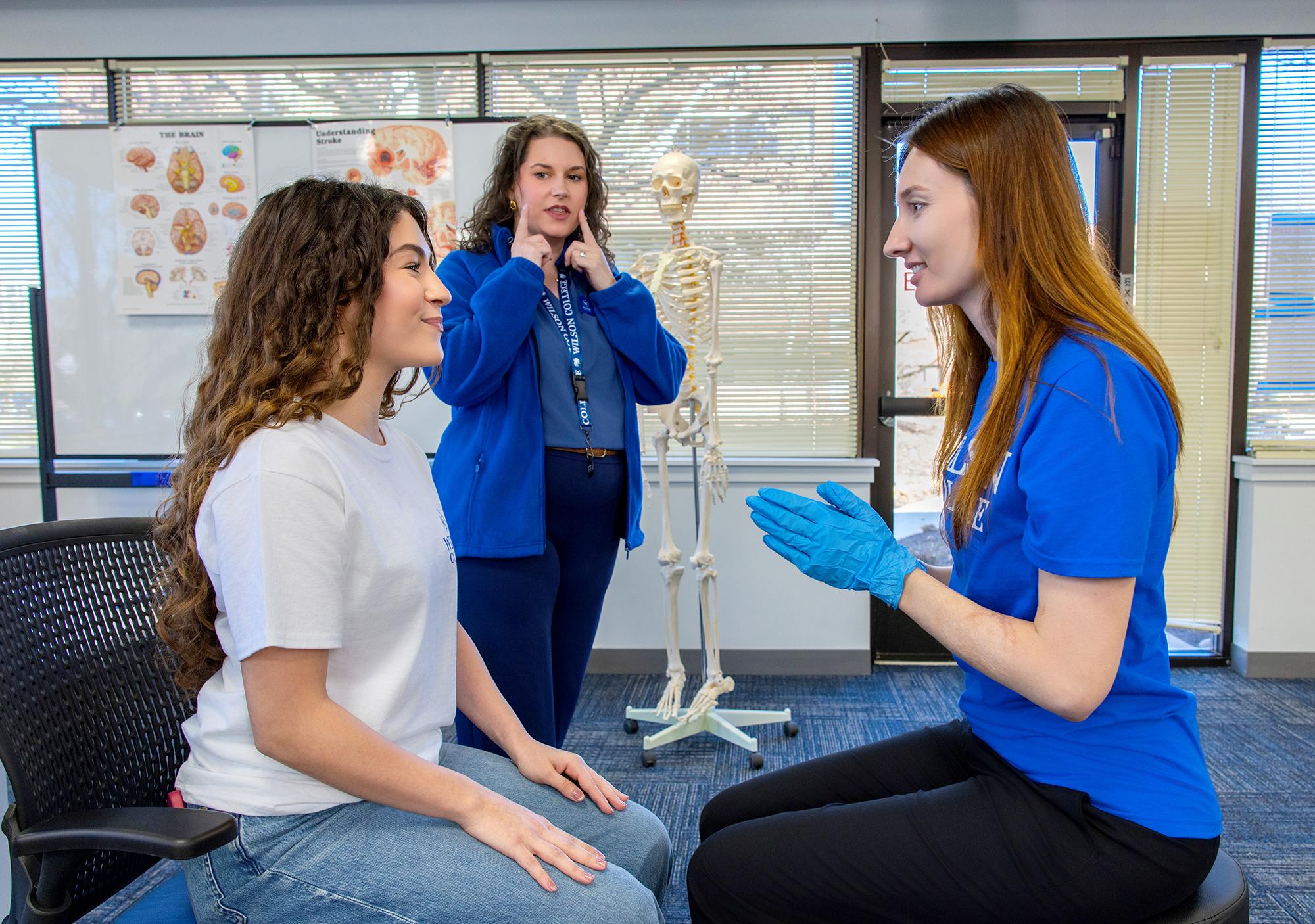 MS-SLP students in classroom