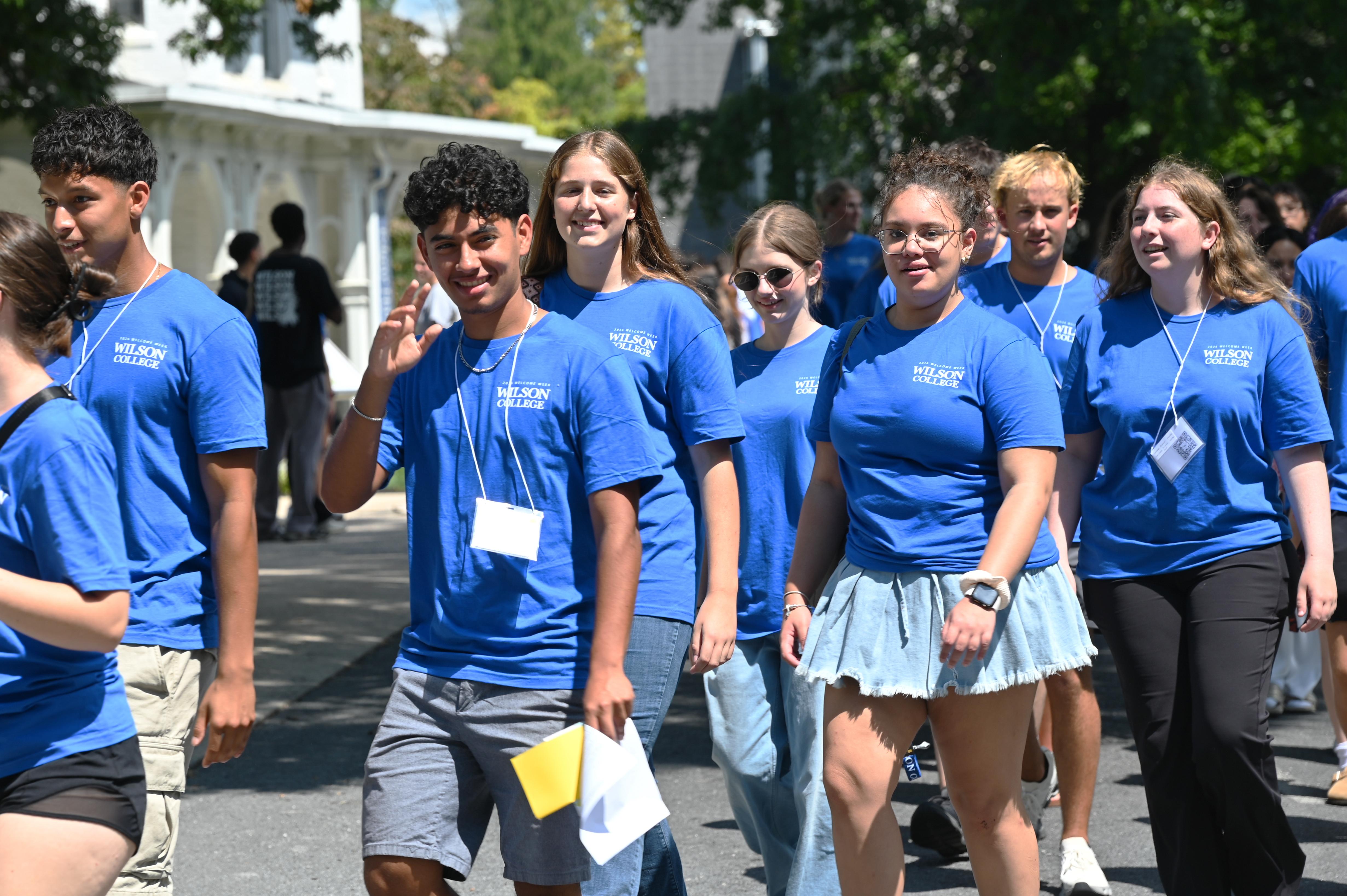 Wilson students at Convocation