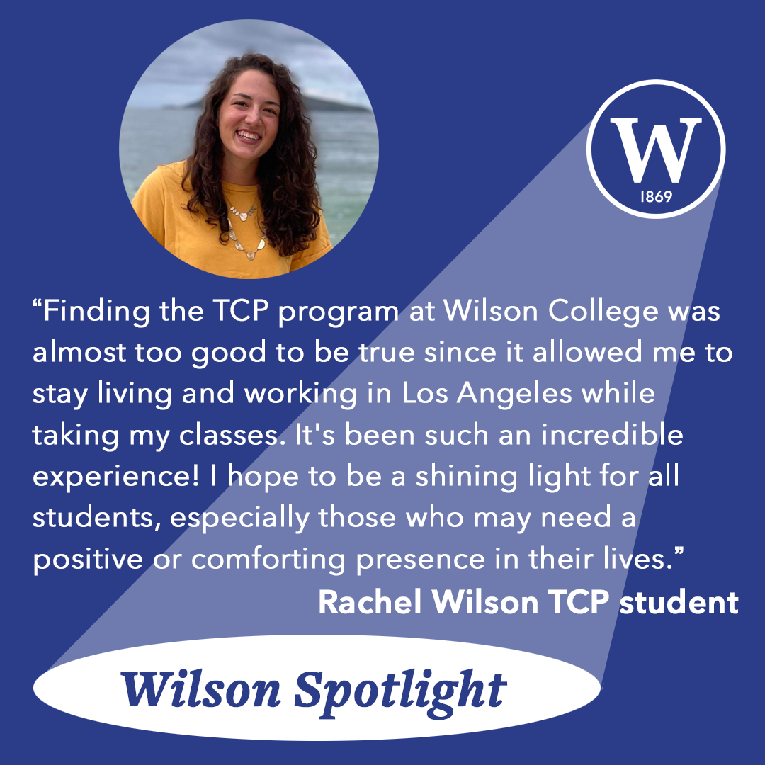 TCP student spotlight: Rachel Wilson Wilson Edu
