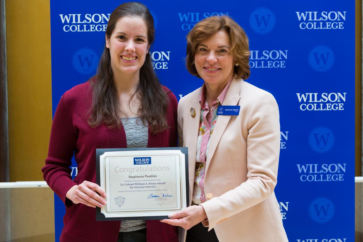 Wilson Students, Faculty Honored at Academic Awards Presentation ...