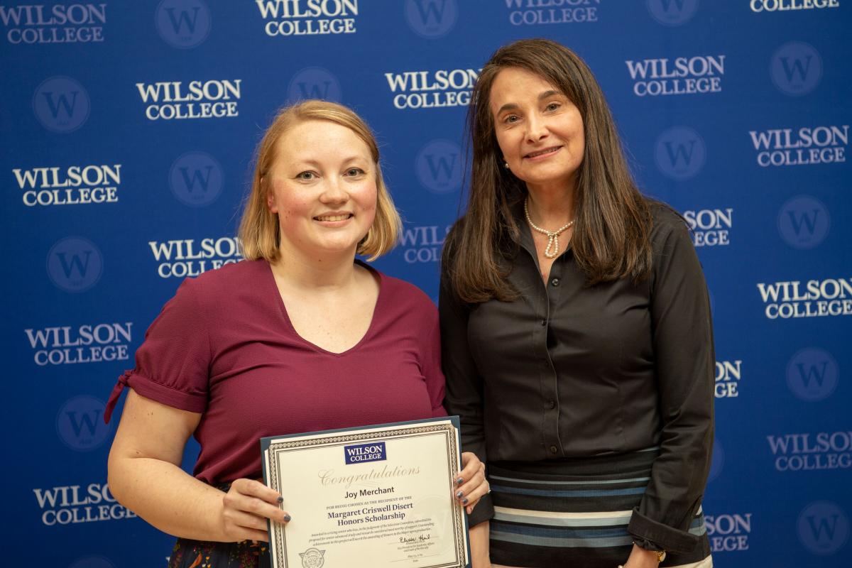 Wilson 2019 Disert Scholar Joy Merchant.